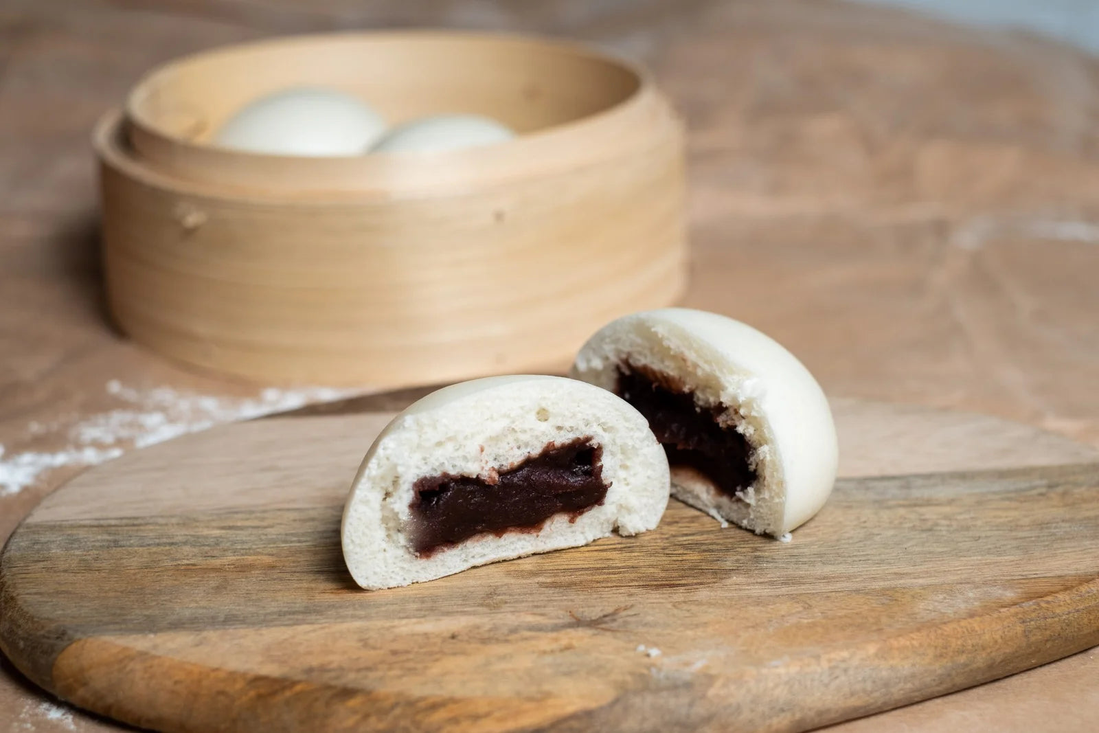 Mini Red Bean Pau | 迷你豆沙包